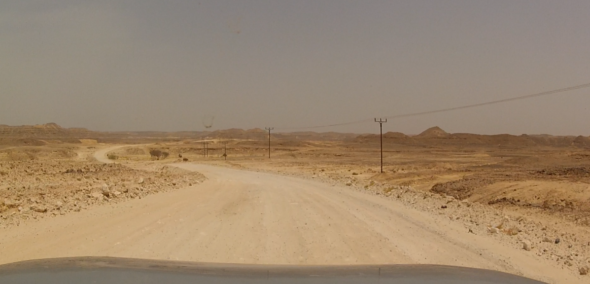 A dirt track road in the Dhofar Region, Oman